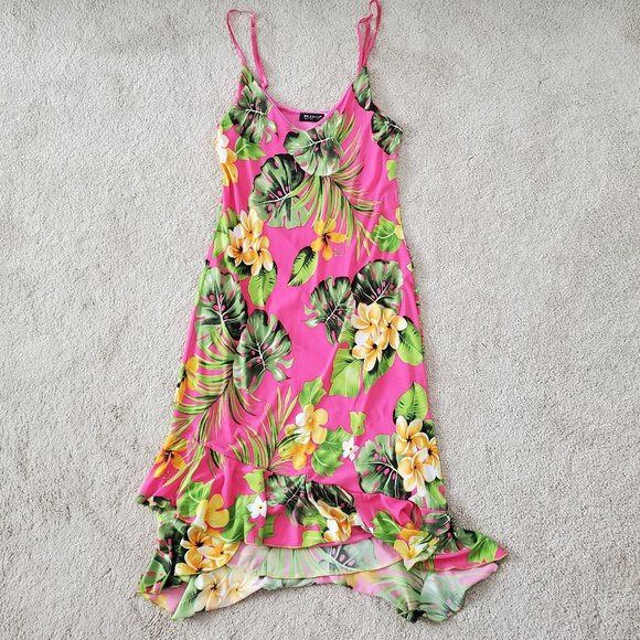 Large Women's Floyd By Smith Pink Floral Dress - Picture 1 of 4